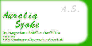 aurelia szoke business card